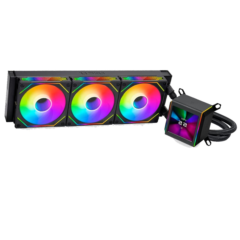 Lian Li Galahad II LCD SL-INF 360mm ARGB Liquid CPU Cooler With 2.88 Lian Li Galahad II LCD SL-INF 360mm ARGB Liquid CPU Cooler With 2.88